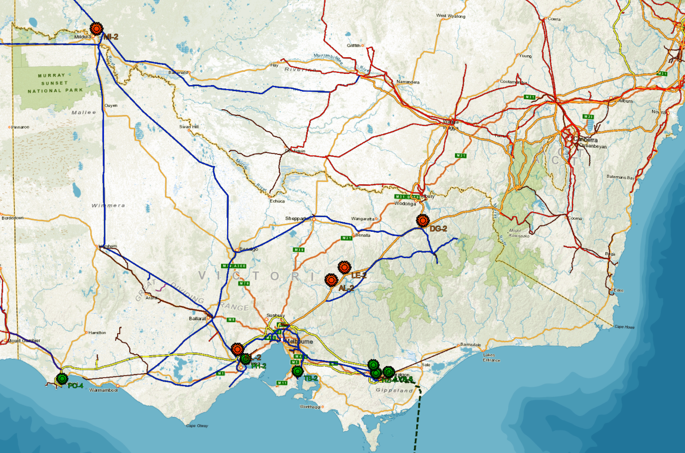 Victorian Nuclear Power Plant sites